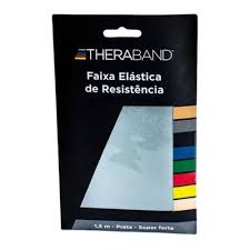 Faixa Marca Thera Band Original 1,5m Prata super forte
