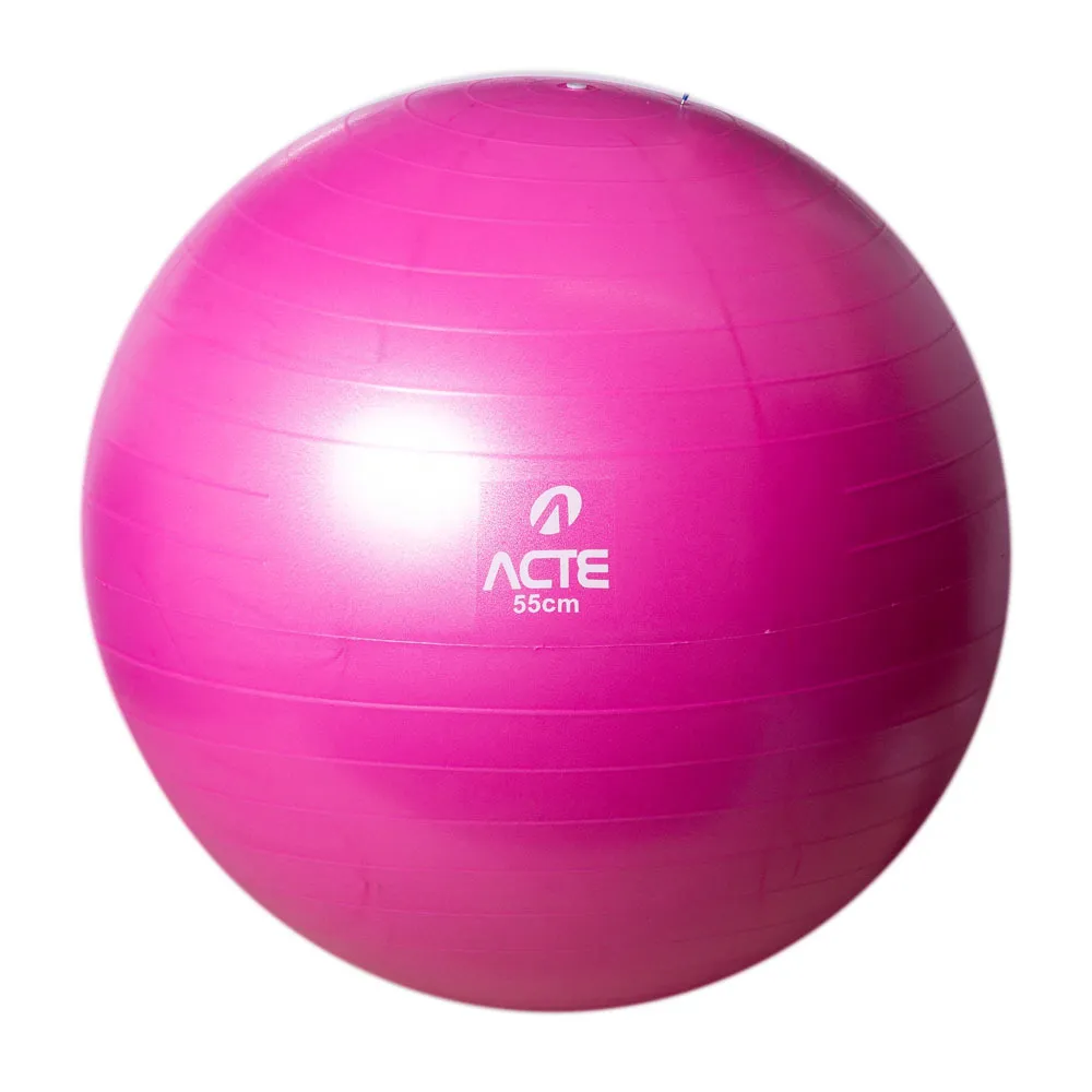 Bola de Pilates 55 cm Rosa Gym Ball T9-55RS Acte Sports