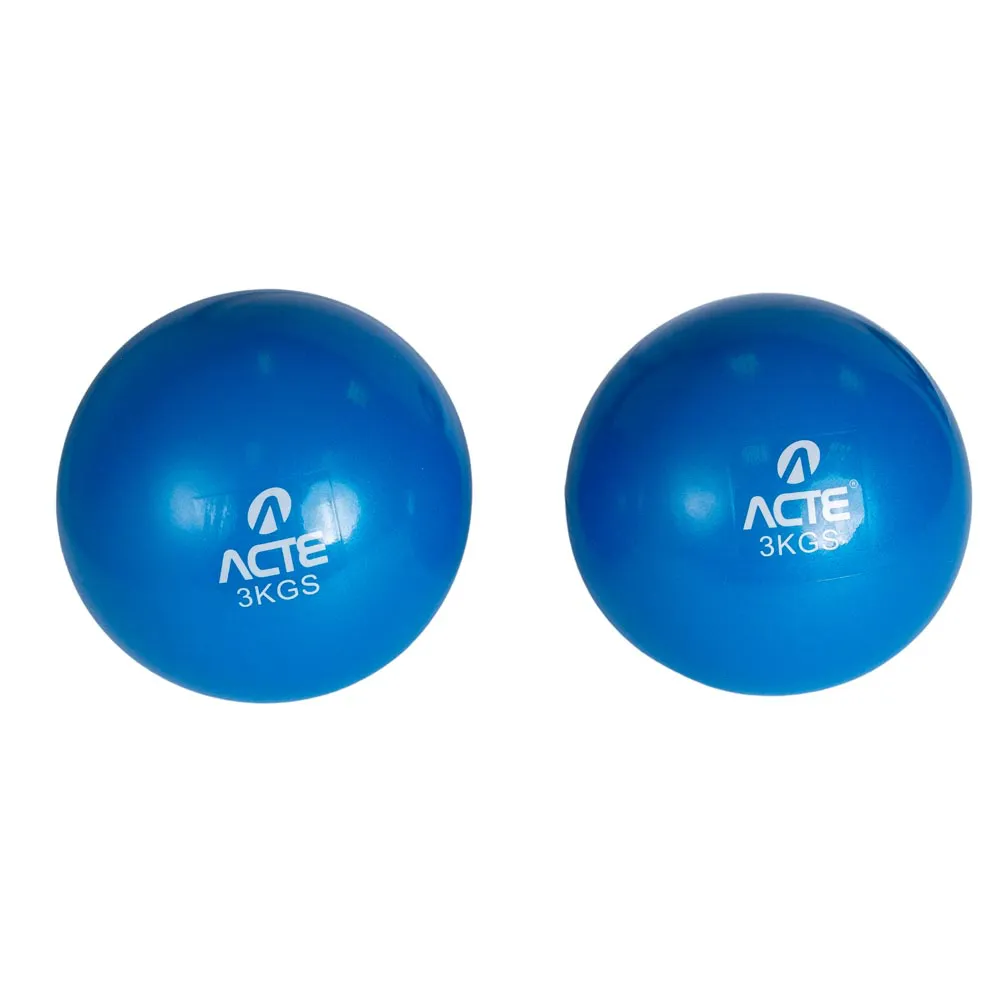 Par De Bolas Tonificadoras  1Kg  Acte Sports