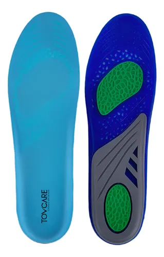 Palmilha Ortopédica Athletic Gel Corrida Academia Tovcare