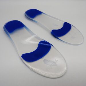 Palmilha plana com ponto azul