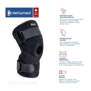 joelheira_com_cintas_cruzadas_dellamed_2_20251018083228_9f5736837975.jpg Joelheira Articulada com Cintas Cruzadas Ortho Care Dellamed – foto 2